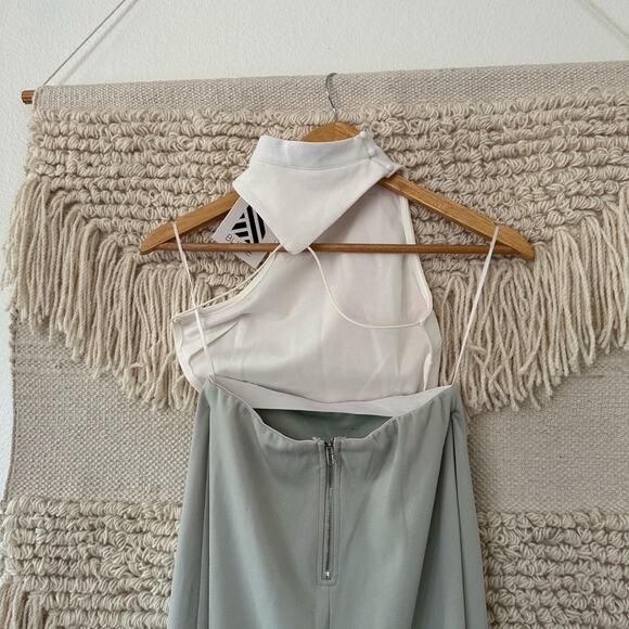 NWT: Blithe LA Side Slit Open Back Maxi Dress - Picture 14 of 15